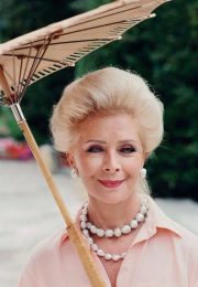 Lily Safra wearing elegant jewelry from her legendary private collection.